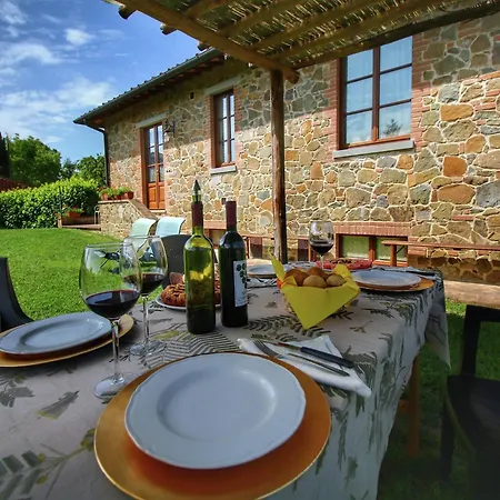 Luxurious Apartment In Lucignano With Views Exterior photo
